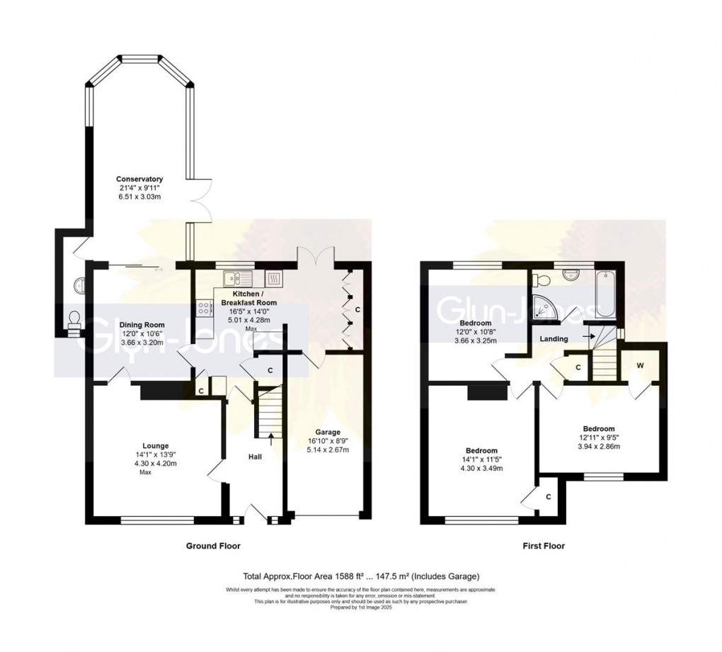 Floorplan for Cove Road, Rustington