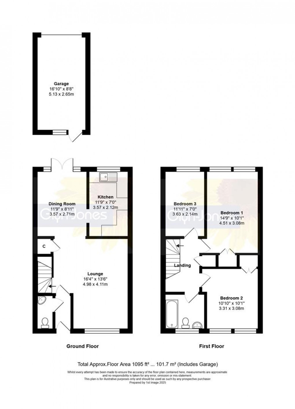 Floorplan for Campbell Drive, Rustington,