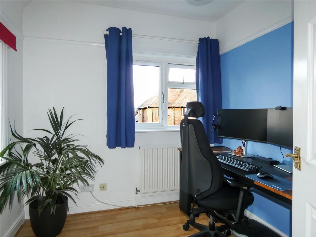 Bedroom Three (currently arranged as a study)