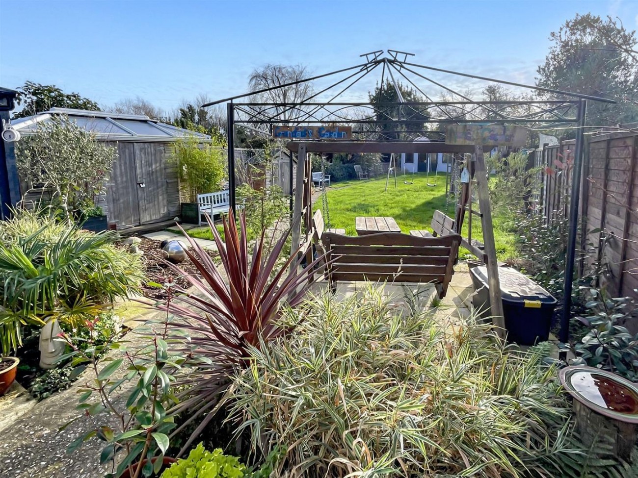 South Facing Rear Garden