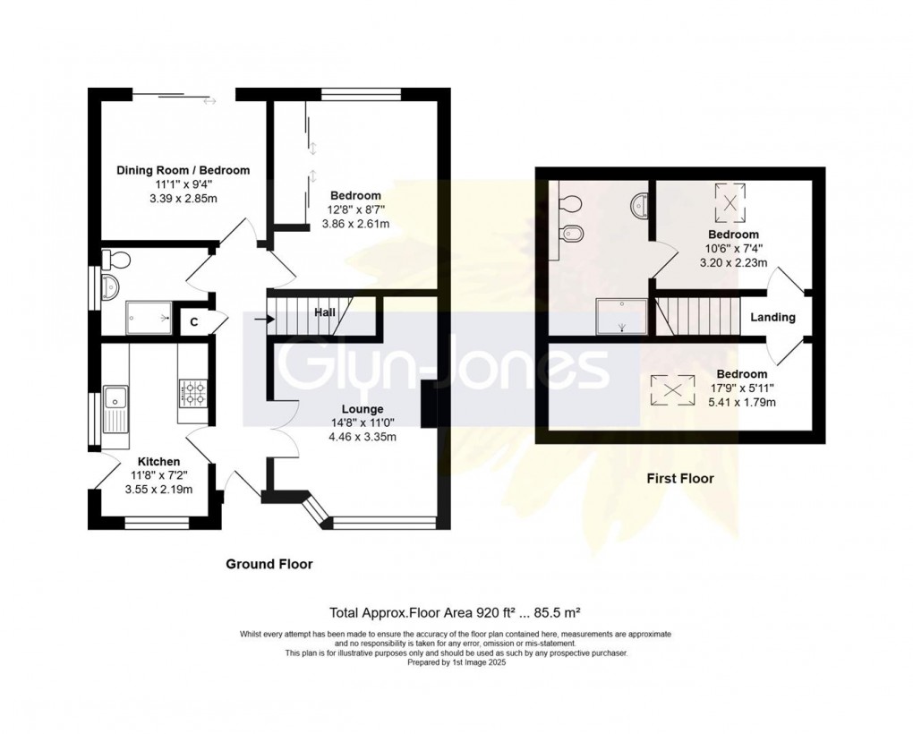Floorplan for Hearnfield Road, Littlehampton