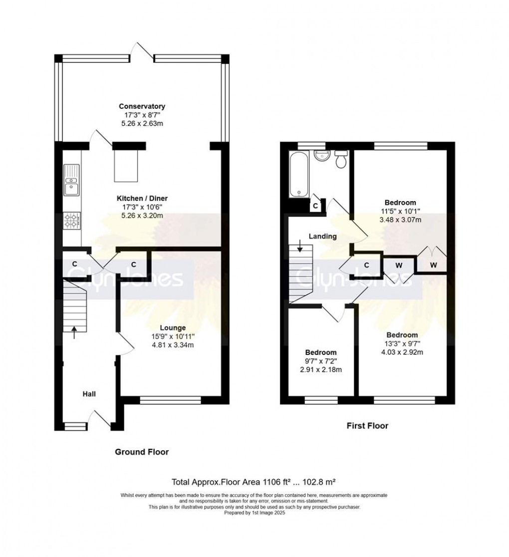 Floorplan for White Acre, Littlehampton