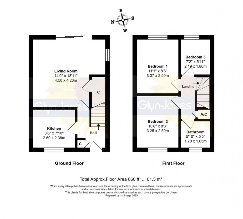 Floorplan for Ascot Way, Rustington