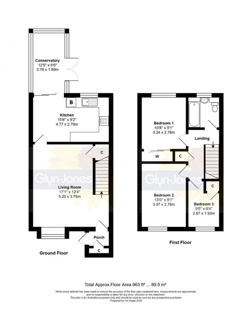 Floorplan for Douglas Close, Ford, Arundel