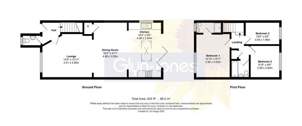 Floorplan for Larkspur Close, Littlehampton