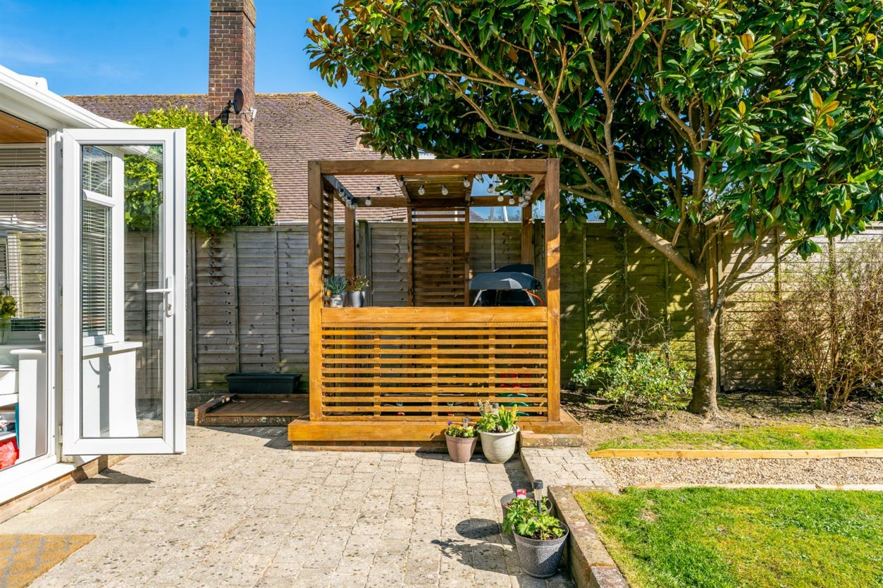 Partially Sheltered Barbequing Area