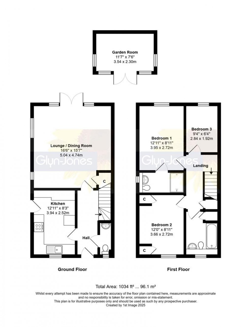 Floorplan for Wheelwrights Close, Arundel