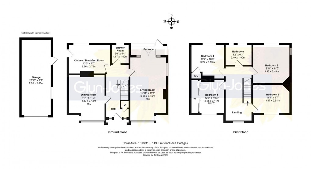 Floorplan for Harsfold Road, Rustington