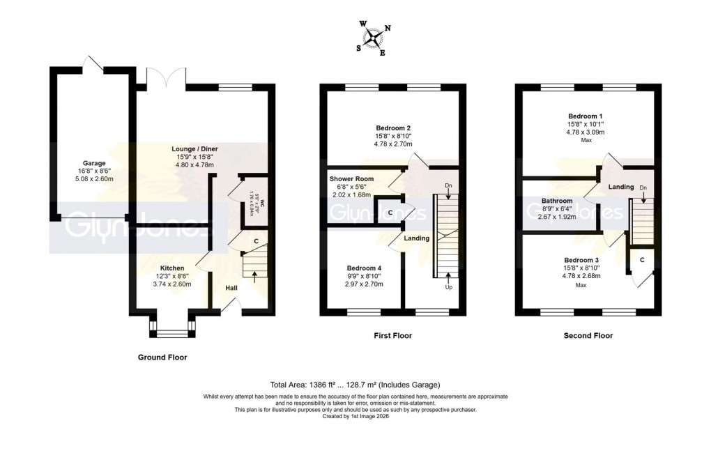 Floorplan for Gratwicke Drive, Elysian Fields, Littlehampton