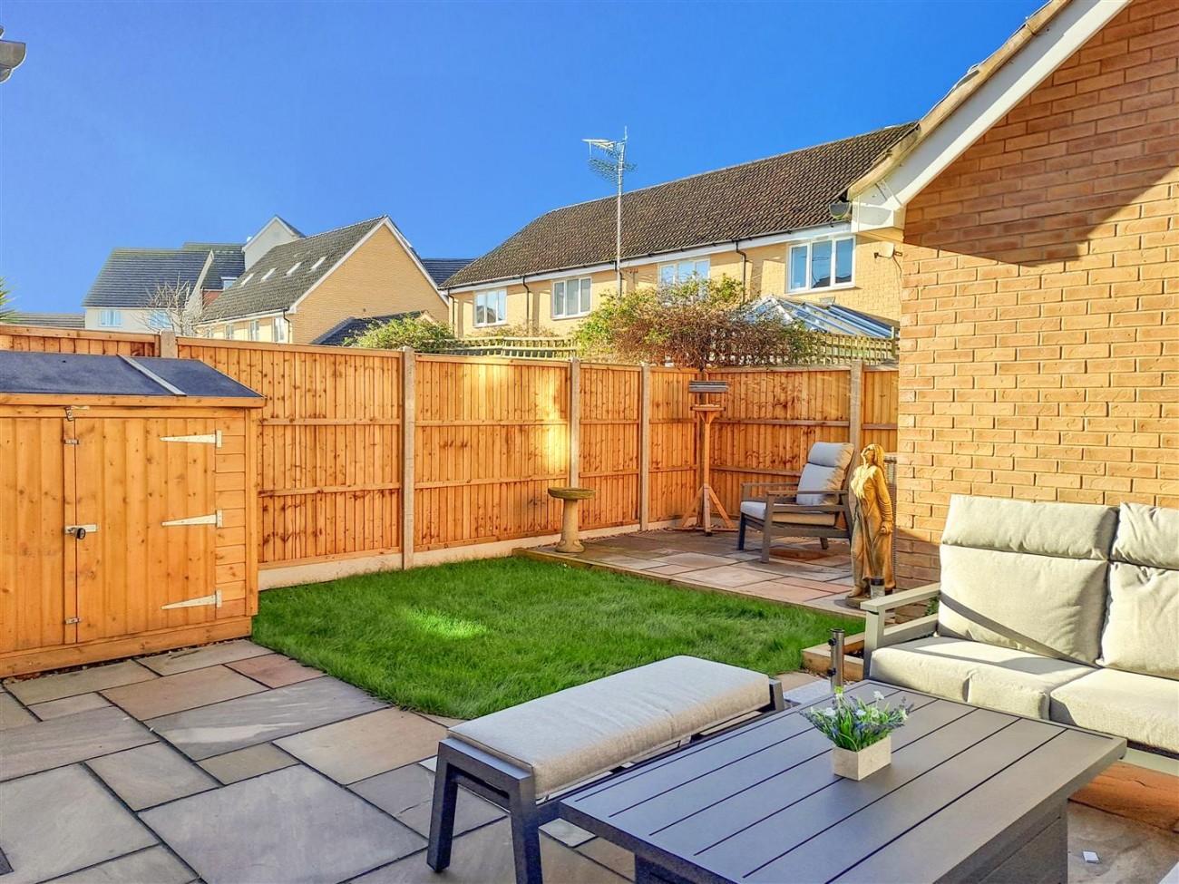 West Facing Rear Garden