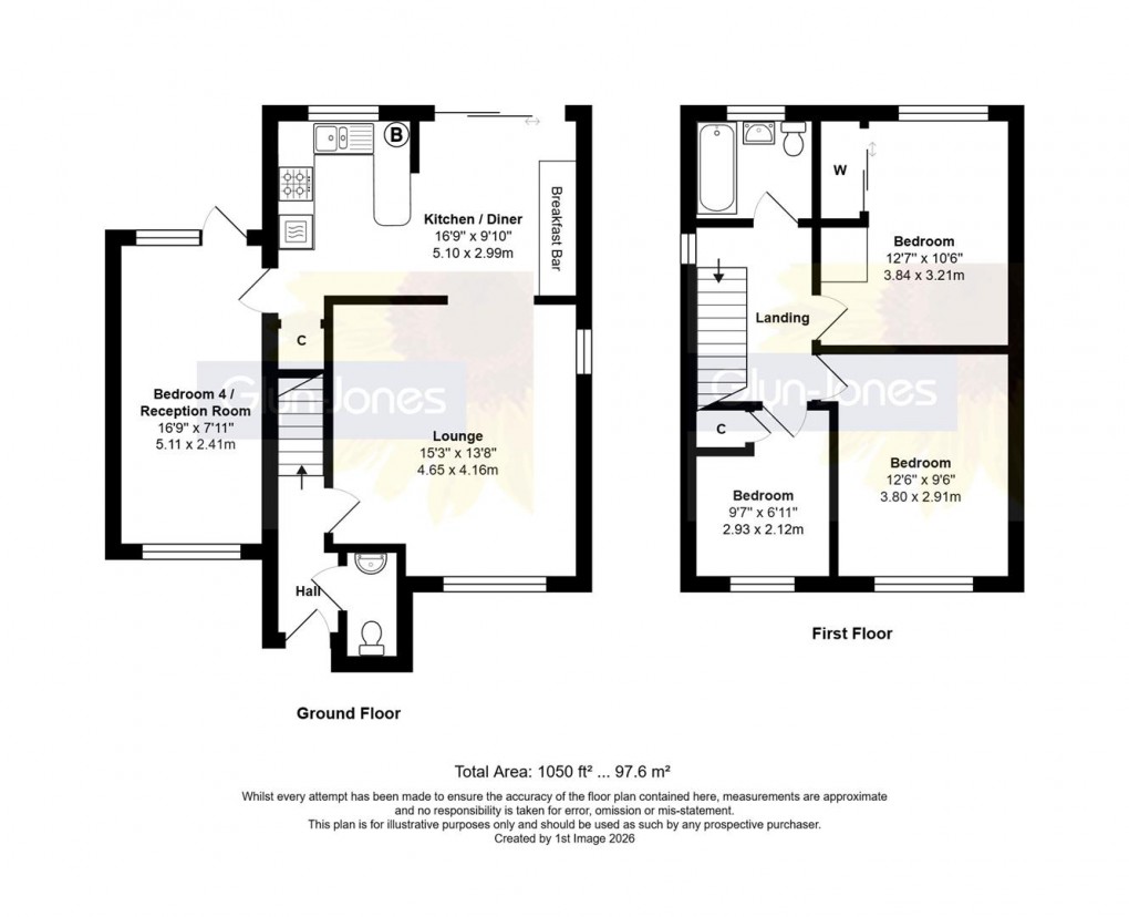 Floorplan for Granary Way, Littlehampton