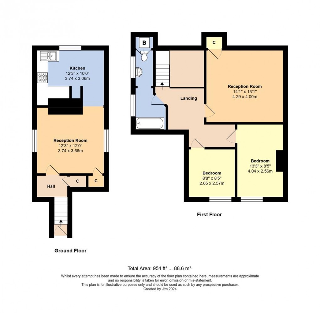 Floorplan for Norfolk Road, Littlehampton