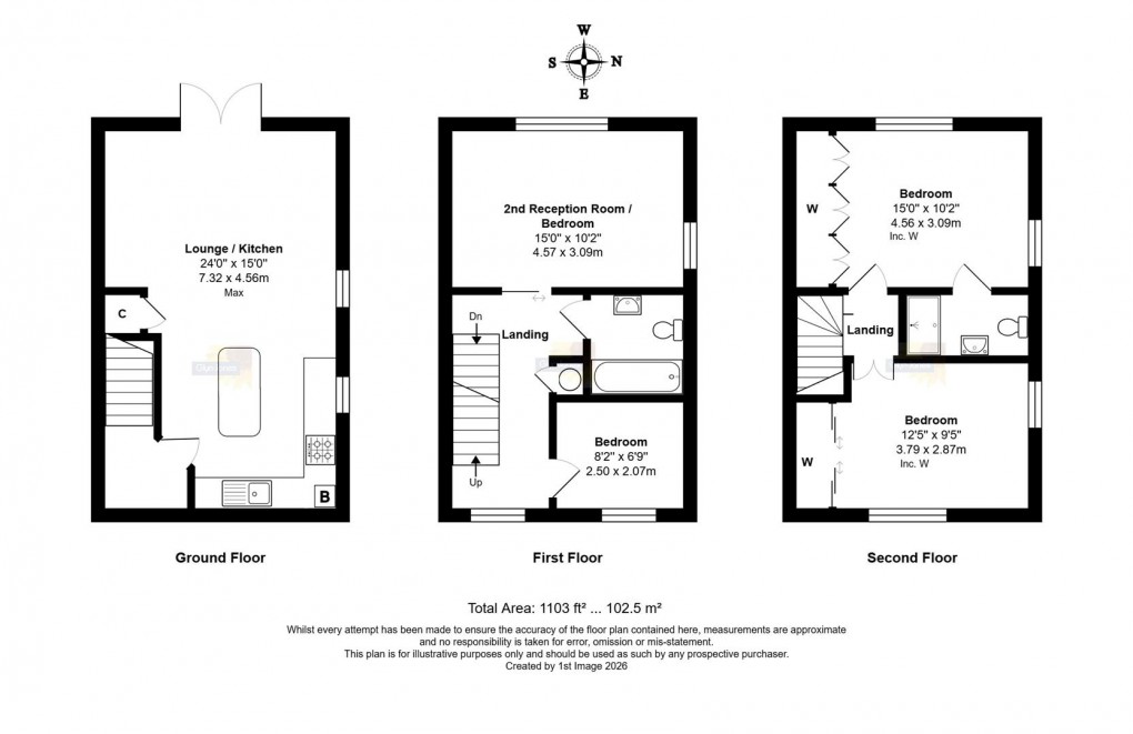 Floorplan for Cheal Way, Littlehampton