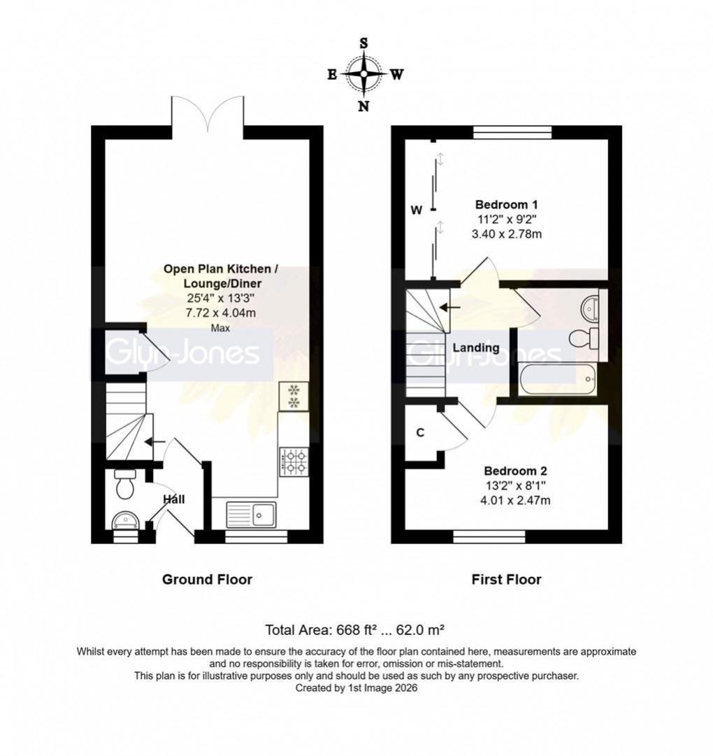 Floorplan for Meaden Way, Felpham, Bognor Regis
