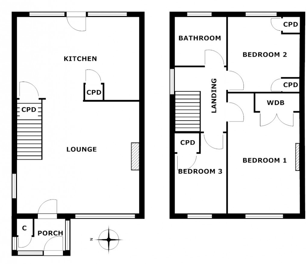 Floorplan for Fontwell Close, Rustington