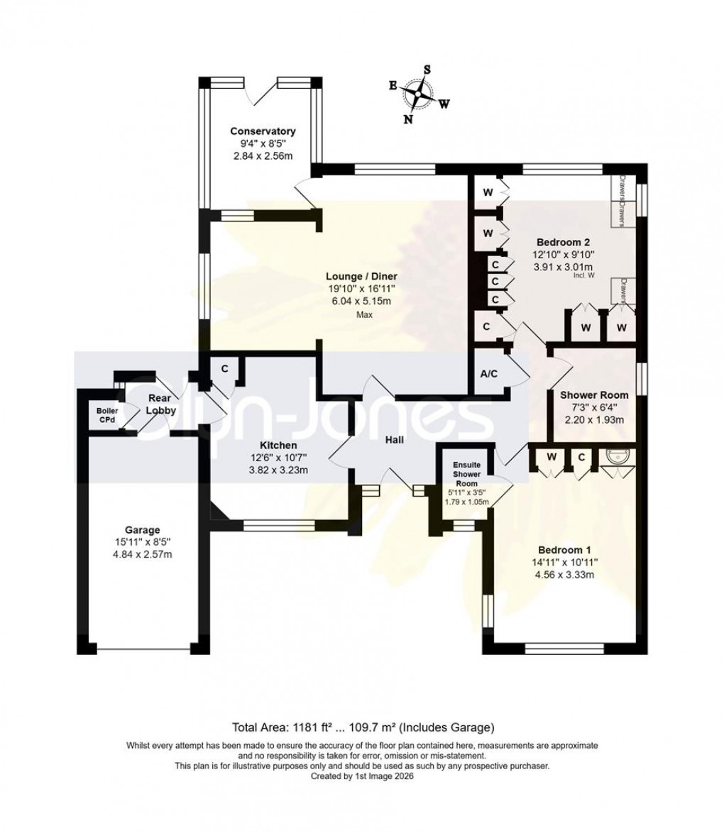 Floorplan for Willow Avenue, Rustington