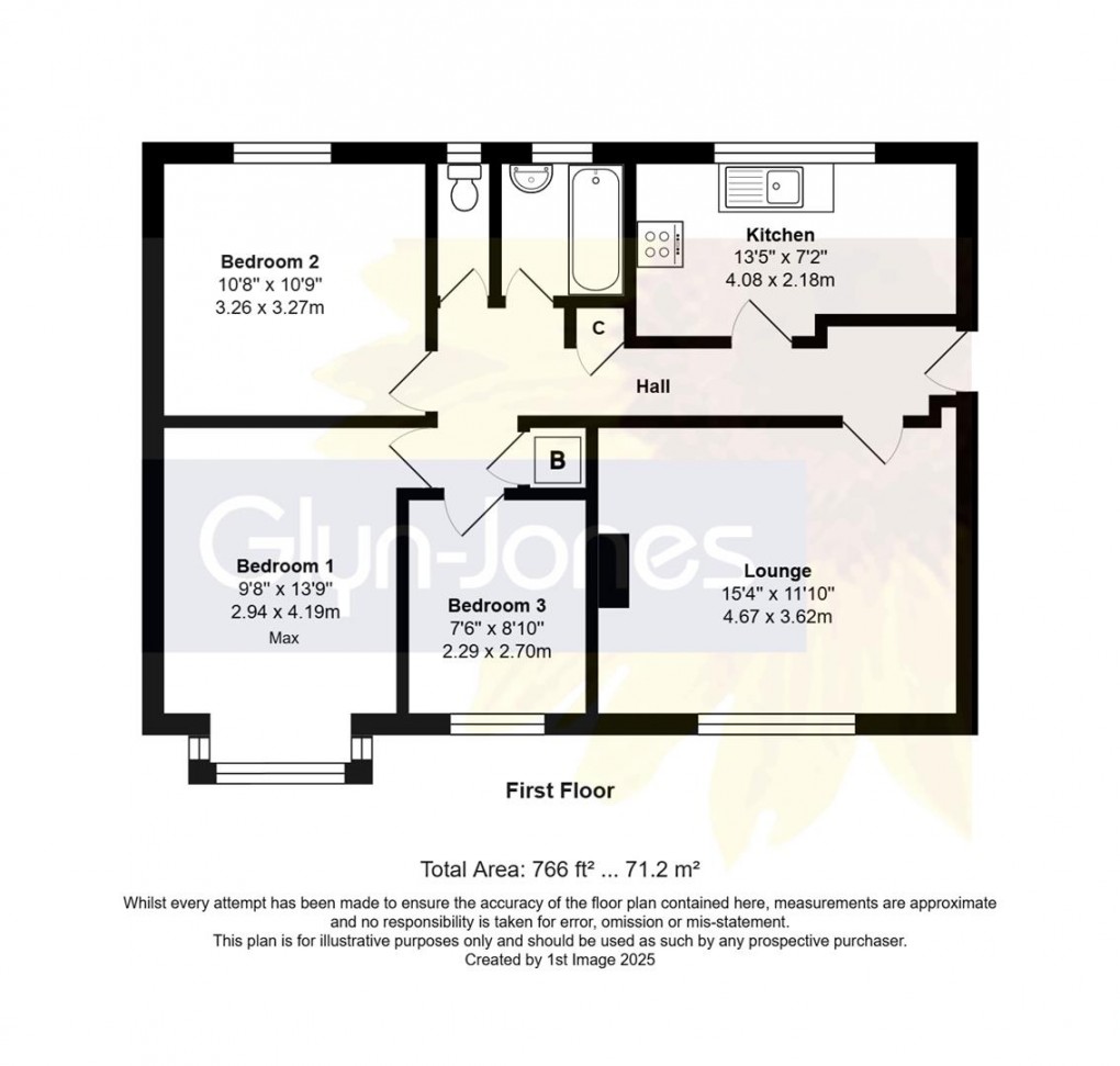 Floorplan for Allangate Drive, Rustington, Littlehampton