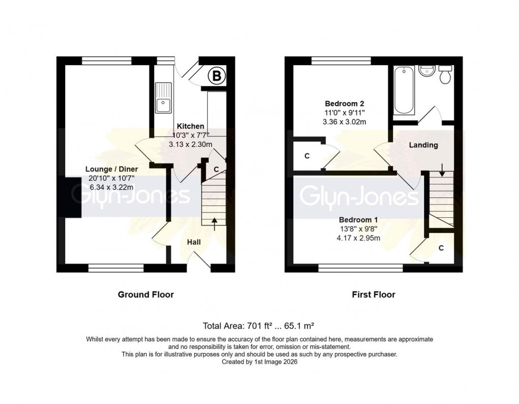 Floorplan for Manning Road, Wick, Littlehampton
