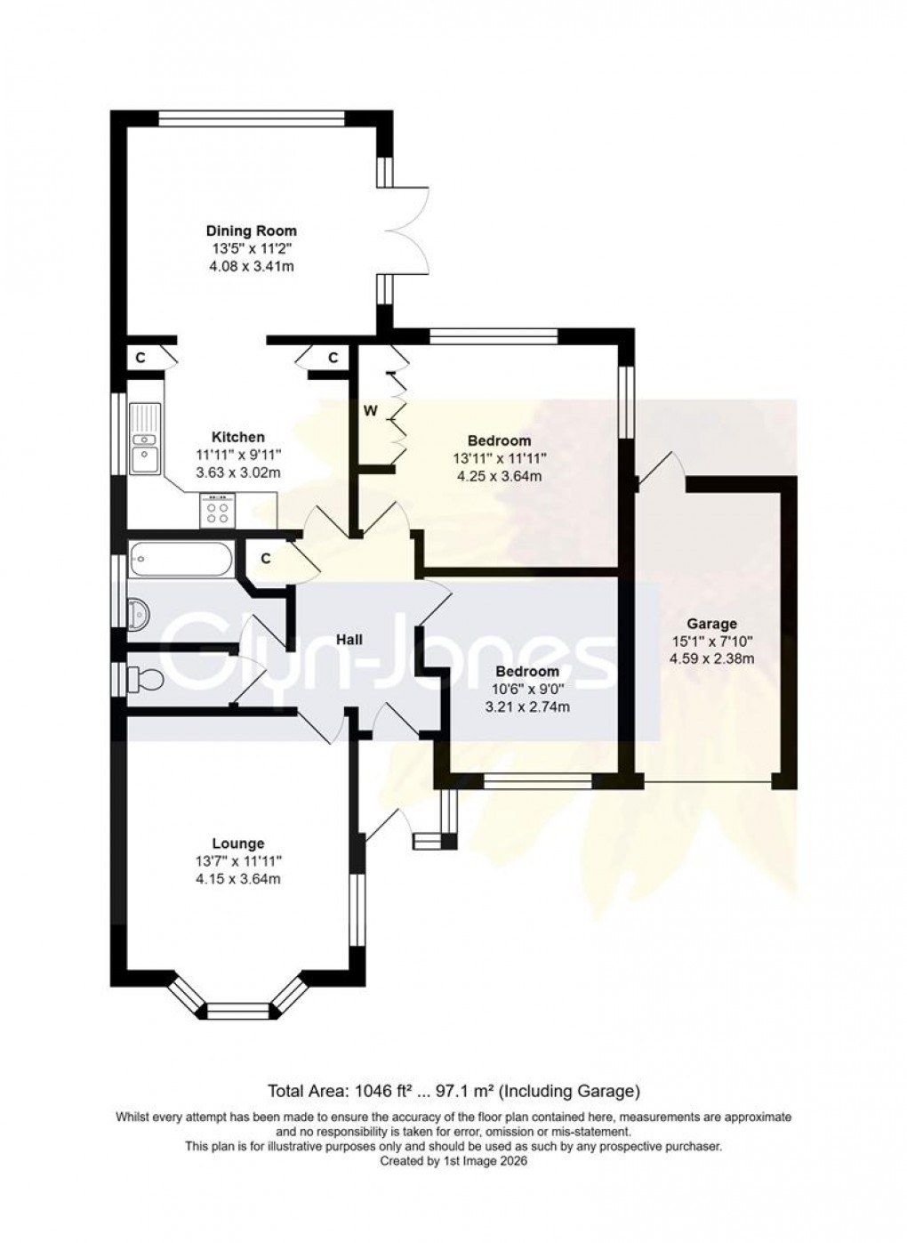 Floorplan for Cheam Road, Rustington