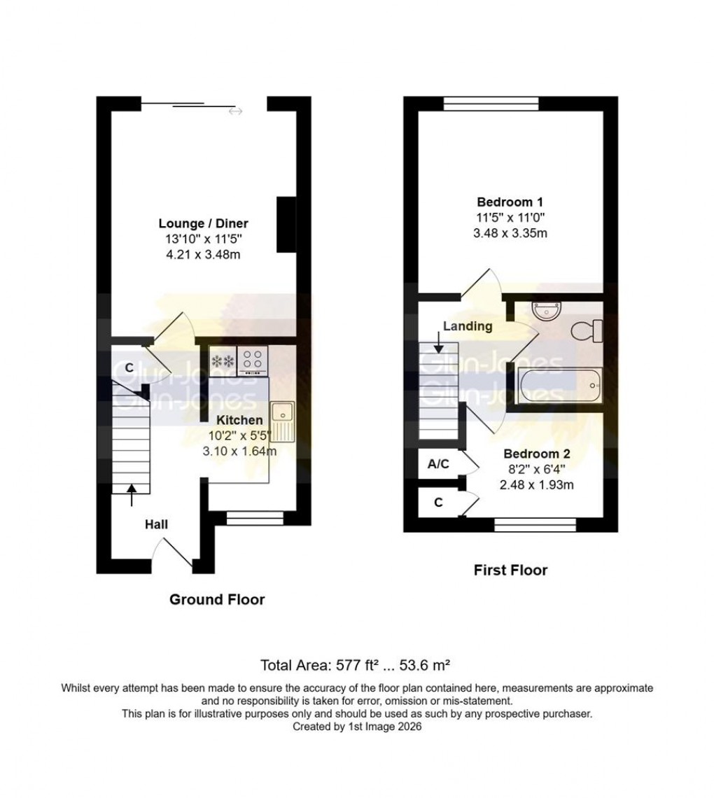 Floorplan for Hampton Court, River Road, Littlehampton
