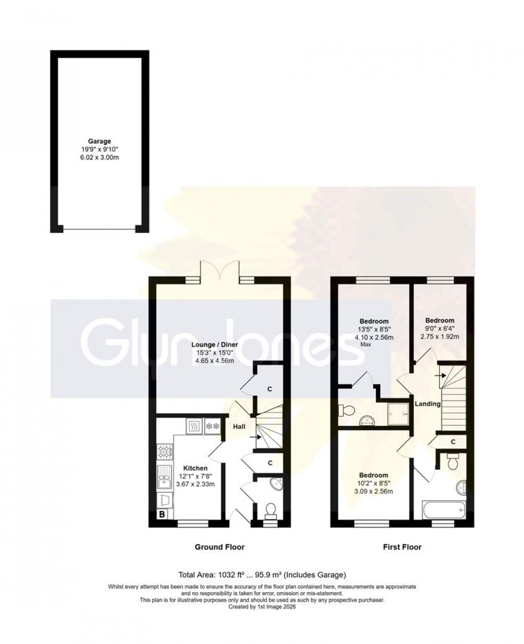 Floorplan for Peachey Way, Littlehampton