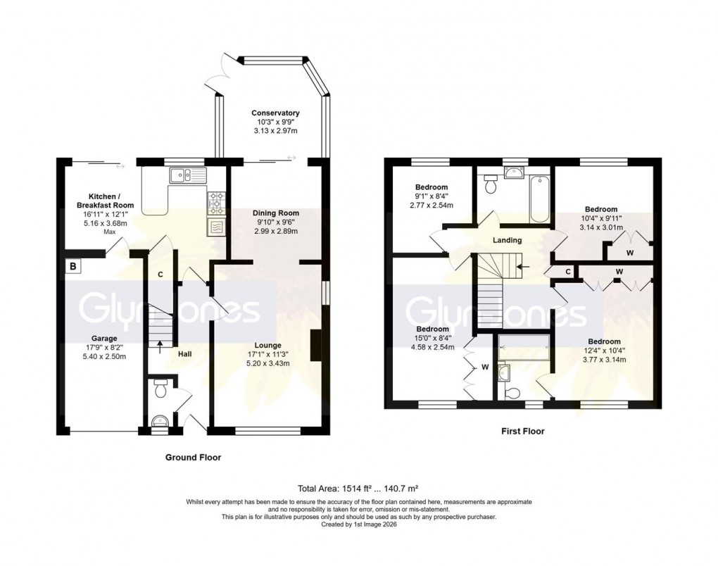 Floorplan for May Close, Climping, Littlehampton