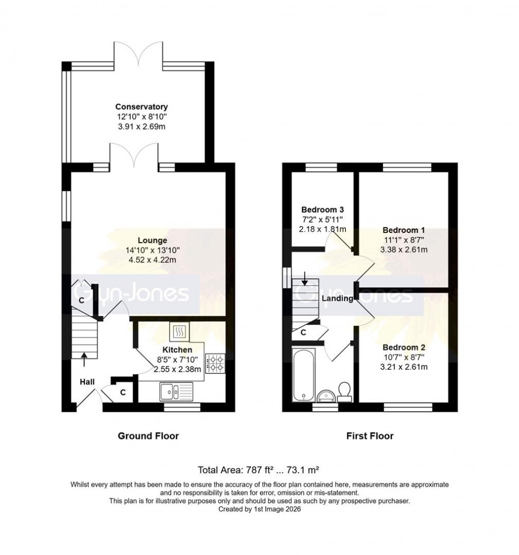 Floorplan for Ascot Way, Rustington