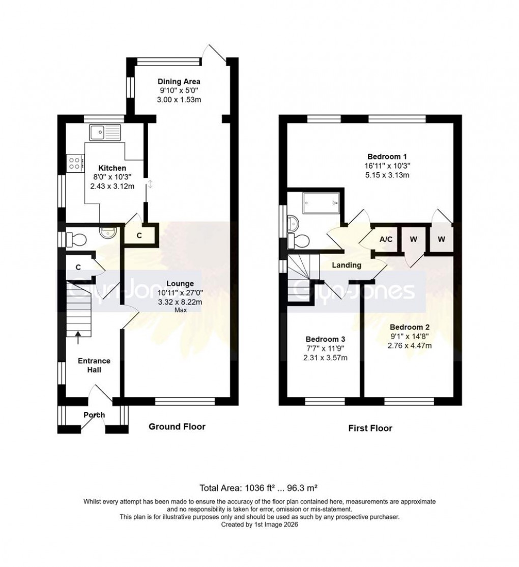 Floorplan for White Horses Way, Littlehampton