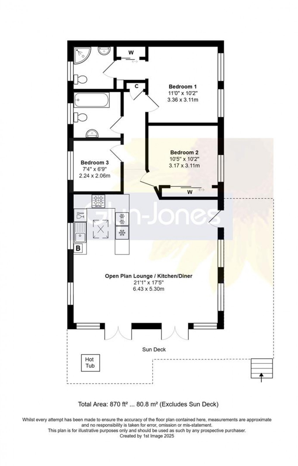 Floorplan for Climping, Littlehampton