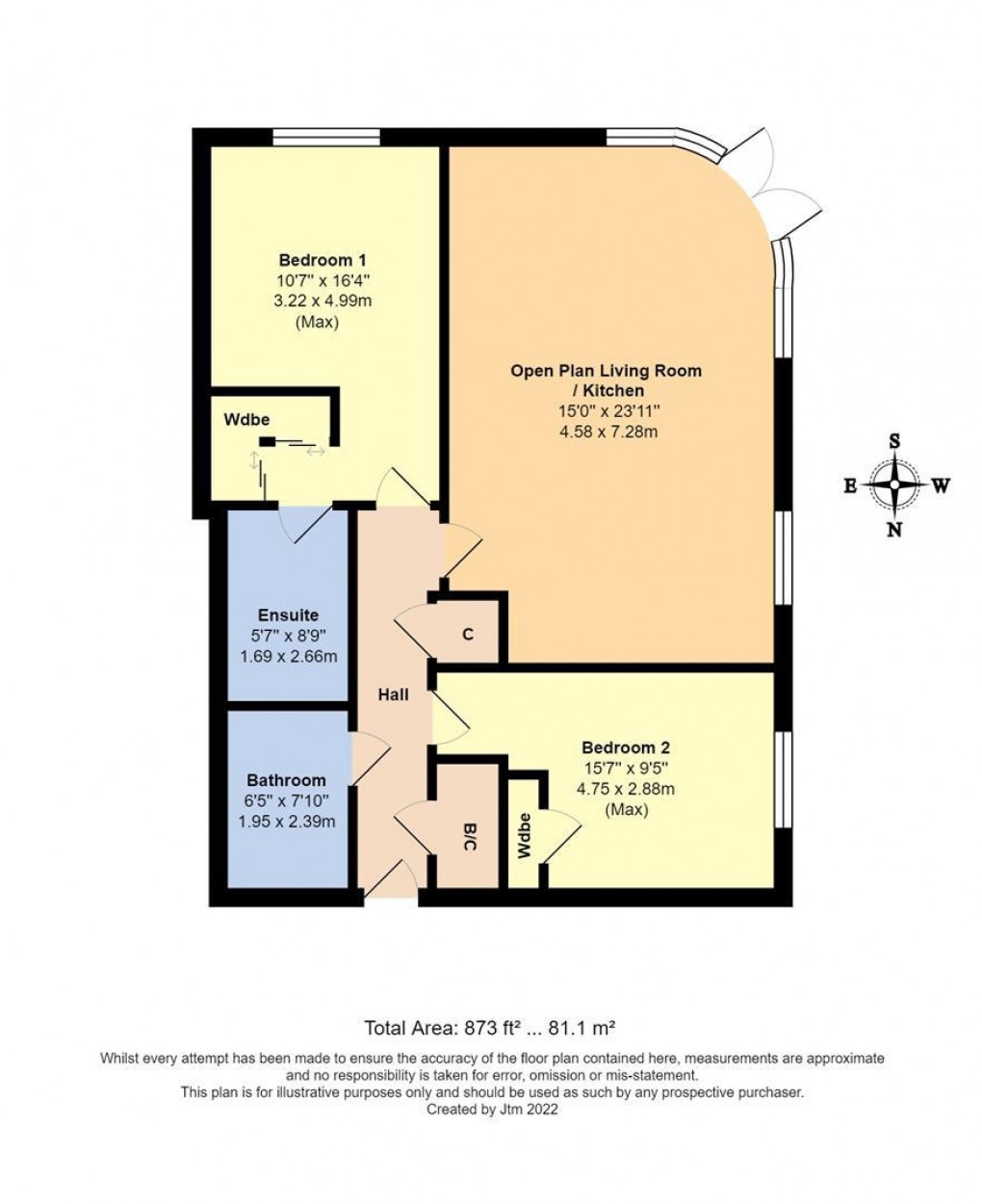 Floorplan for Broadmark Lane, Rustington