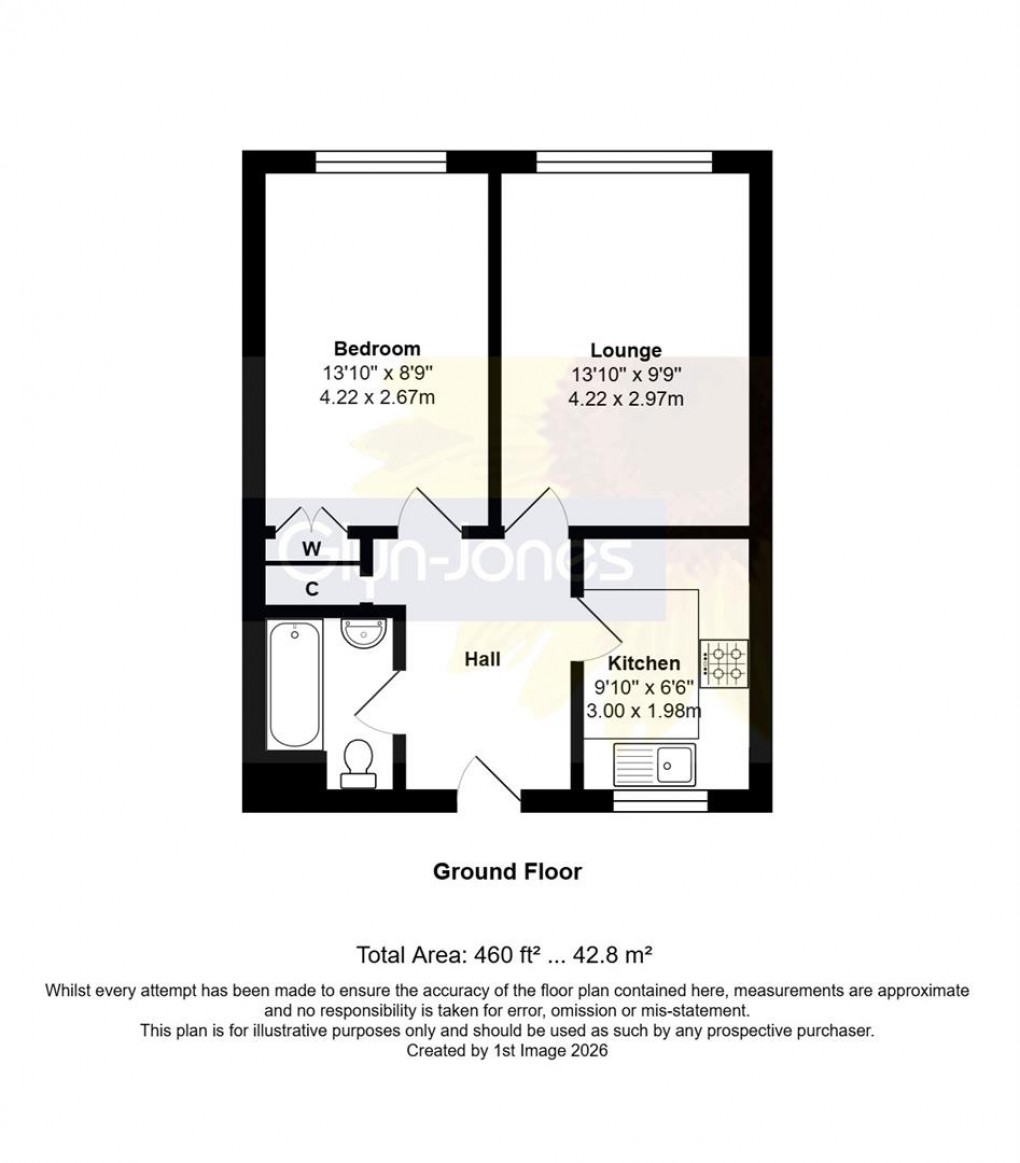 Floorplan for Sproule Close, Ford, Arundel