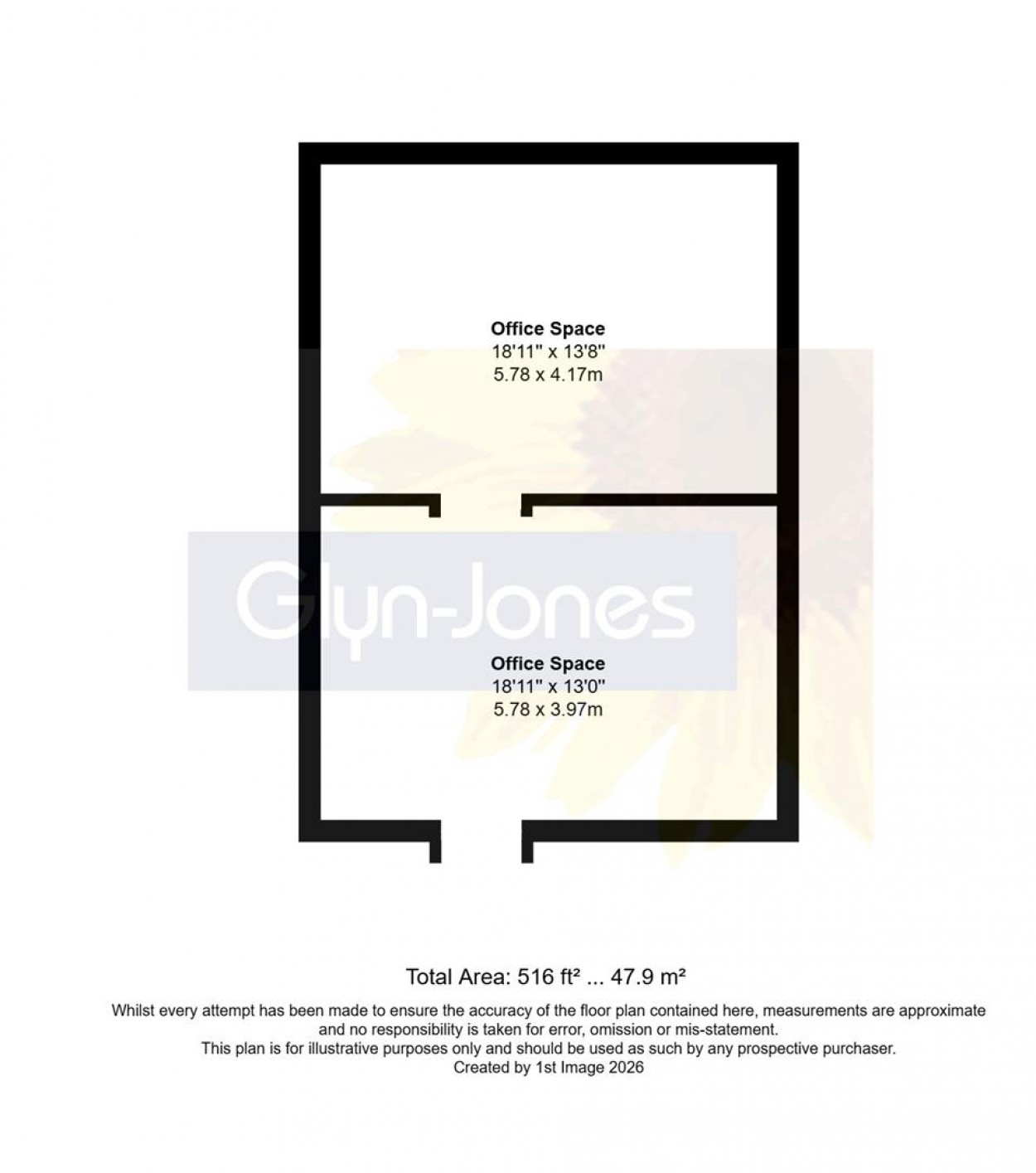 Floorplan - Suite 5a Church House 94 Felpham Road