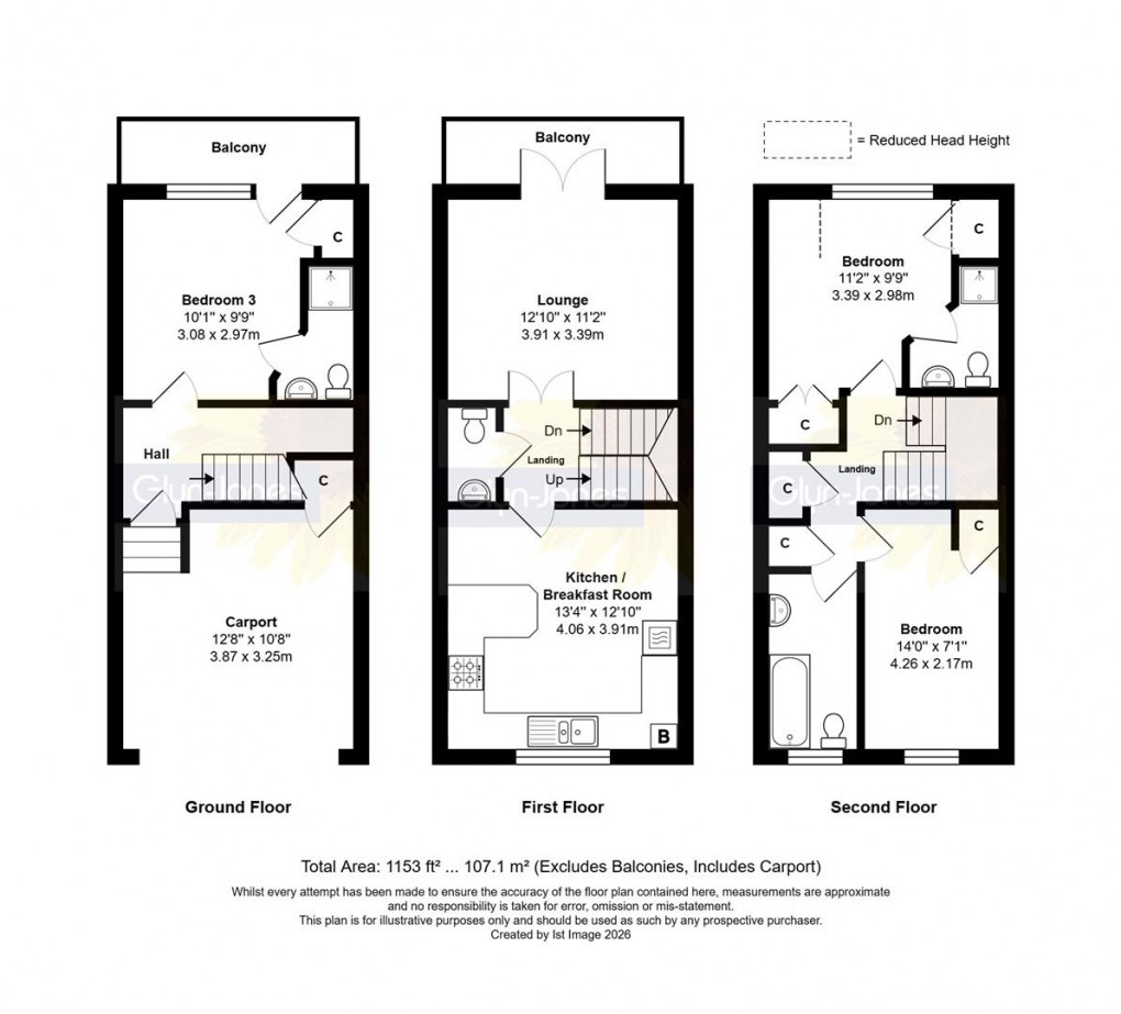 Floorplan for 36 MARINERS QUAY RIVER ROAD LITTLEHAMPTON BN17 5DA
