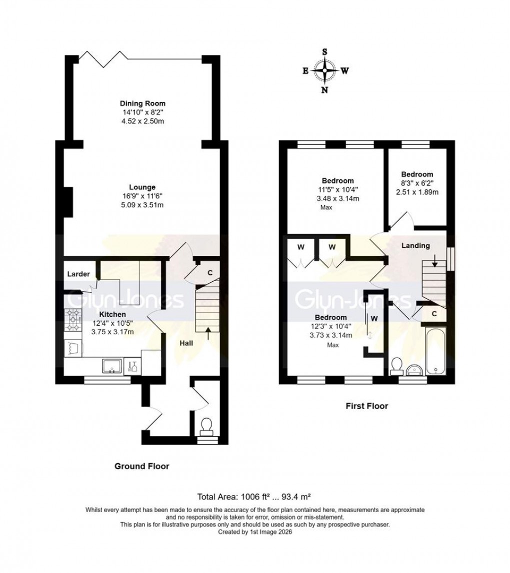 Floorplan for Lammas Close, Littlehampton