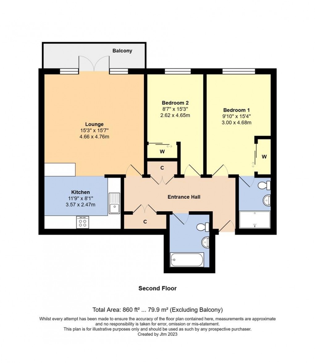 Floorplan for Heritage Place, Broadmark Lane, Rustington