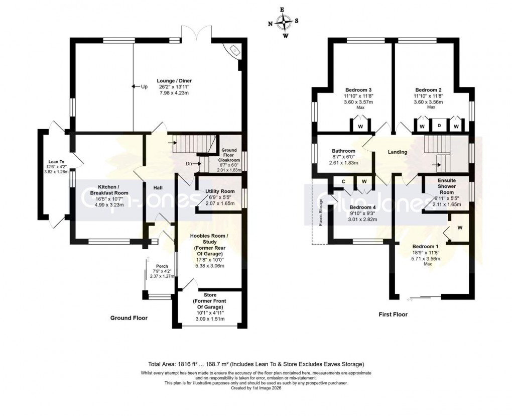 Floorplan for Salvington Hill, High Salvington, Worthing