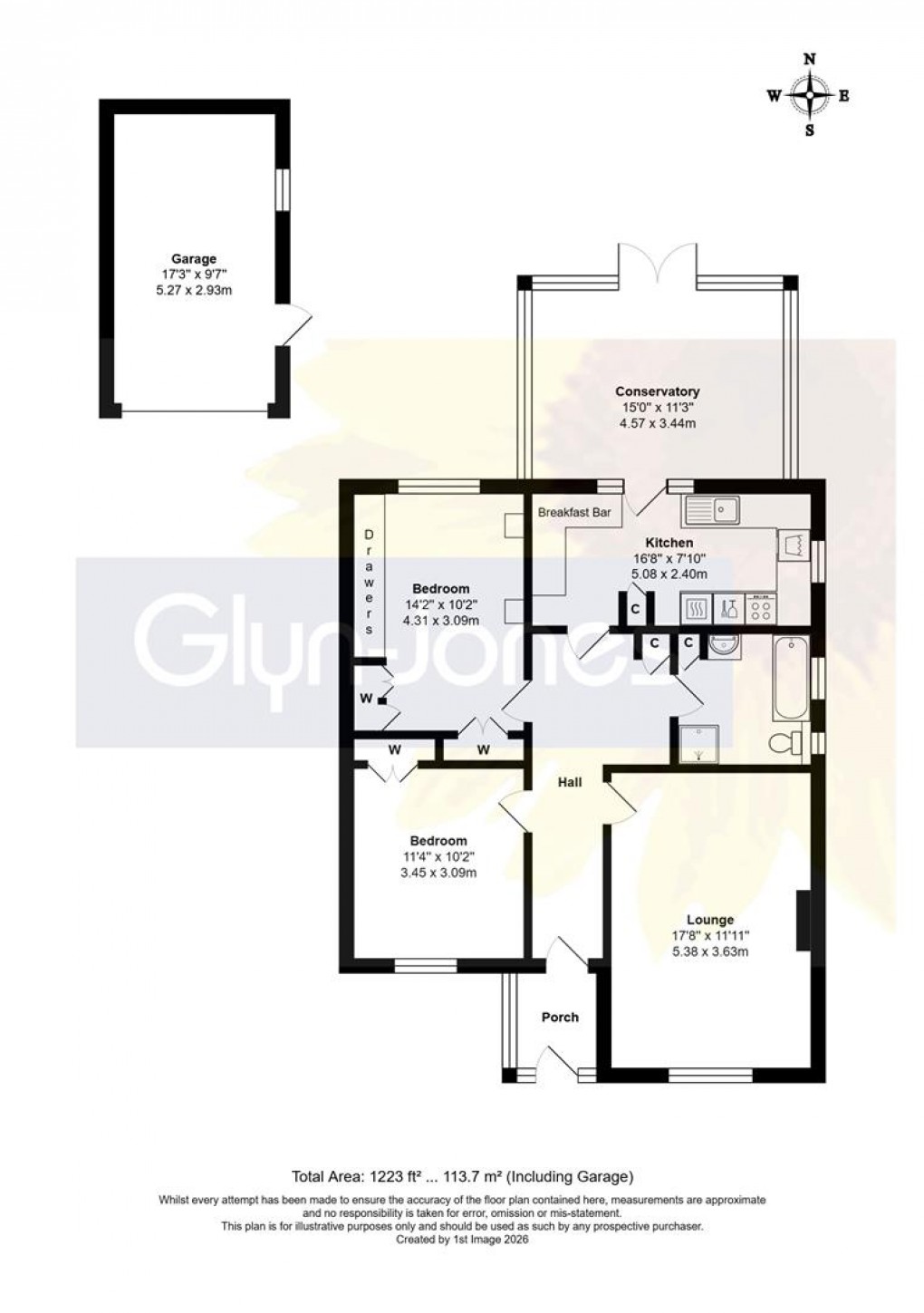 Floorplan for St. Marys Close, Littlehampton