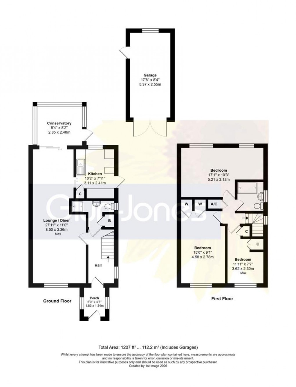 Floorplan for White Horses Way, South Beaumont Park, Littlehampton