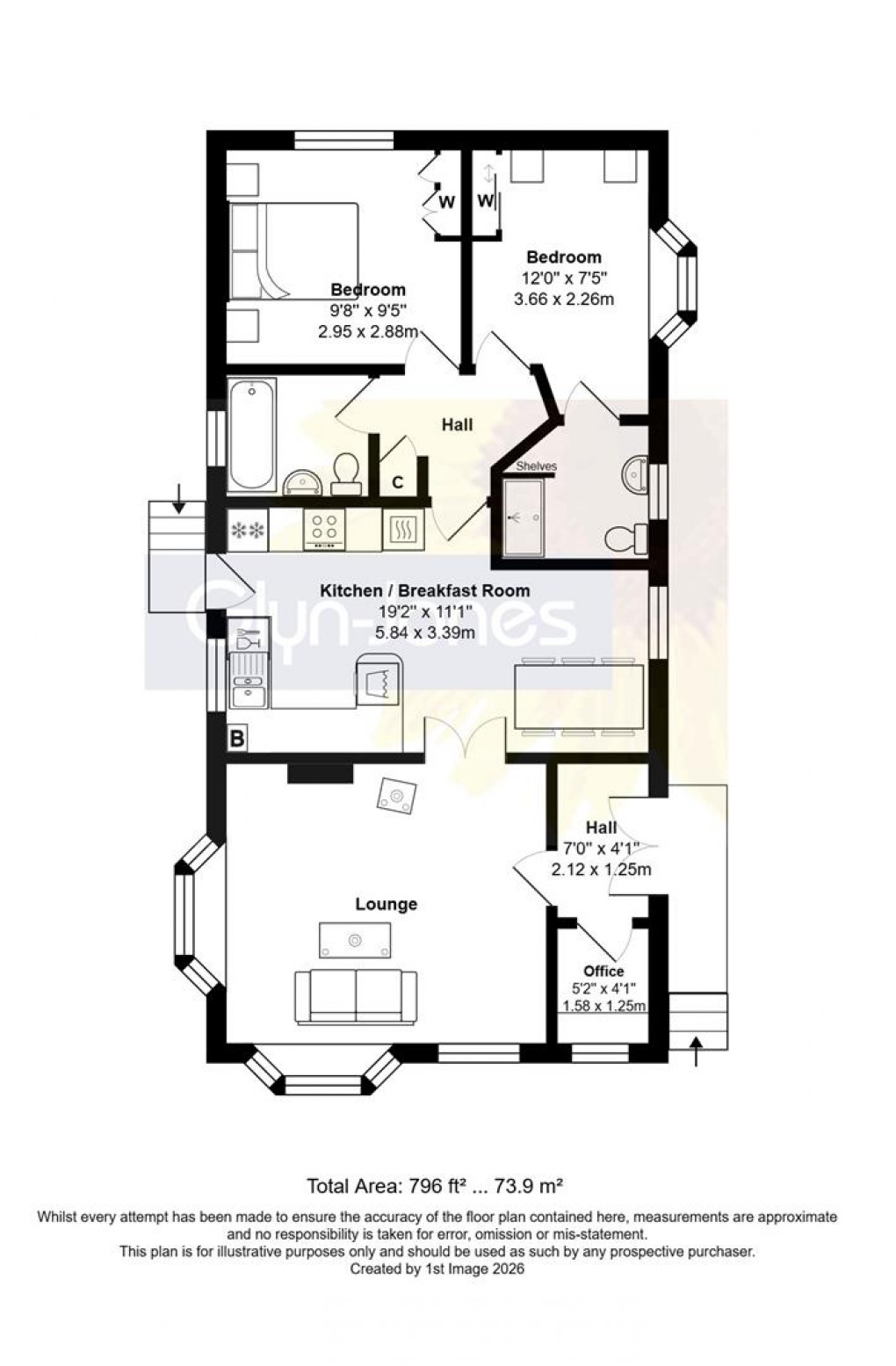 Floorplan for Thornlea Park, Littlehampton