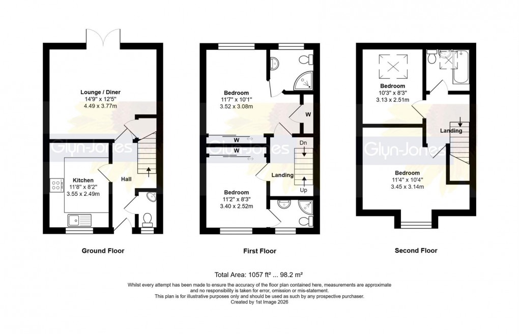 Floorplan for Hollist Chase, Wick, Littlehampton
