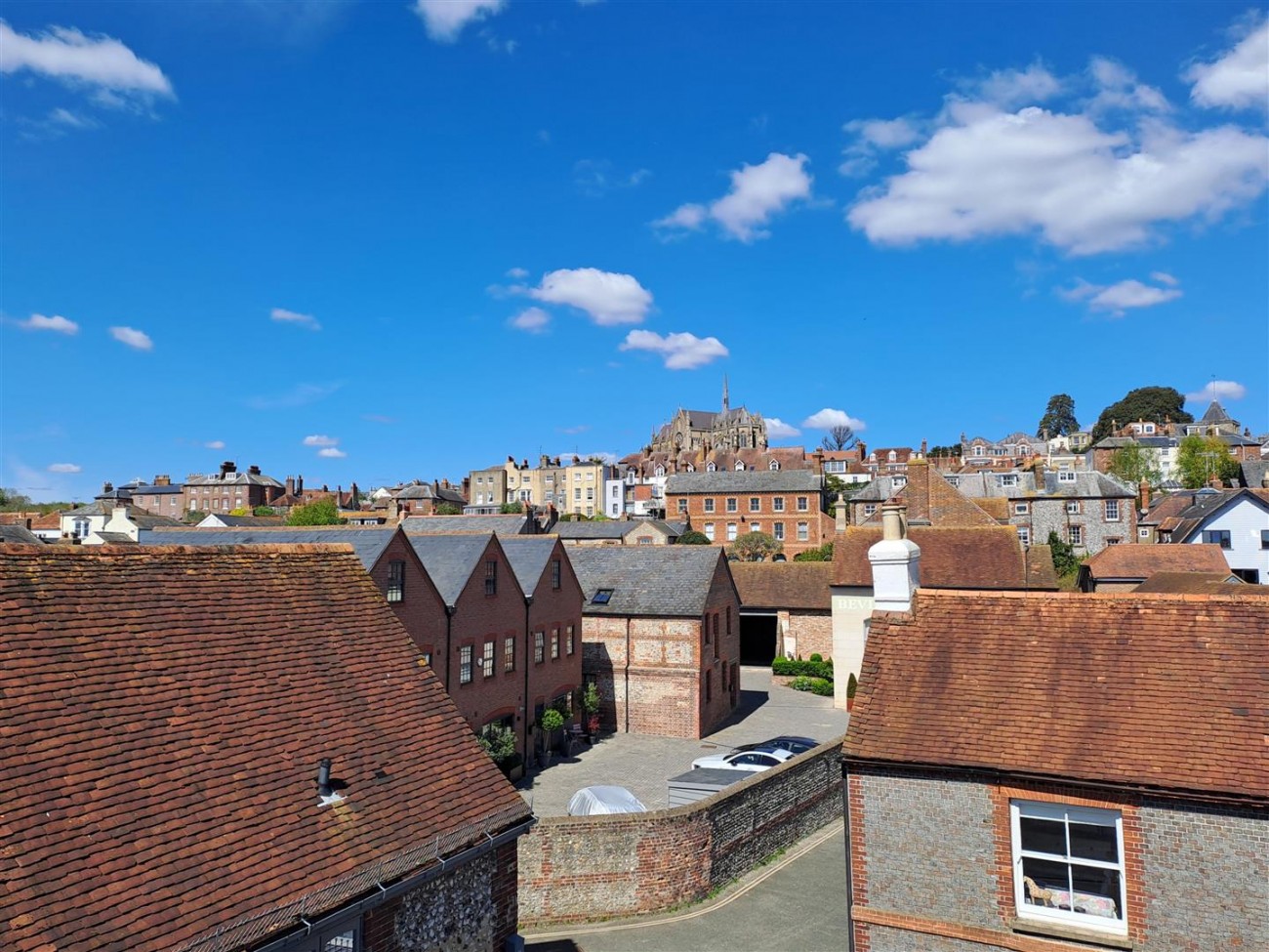 Oblique Cathedral View From Bay Window