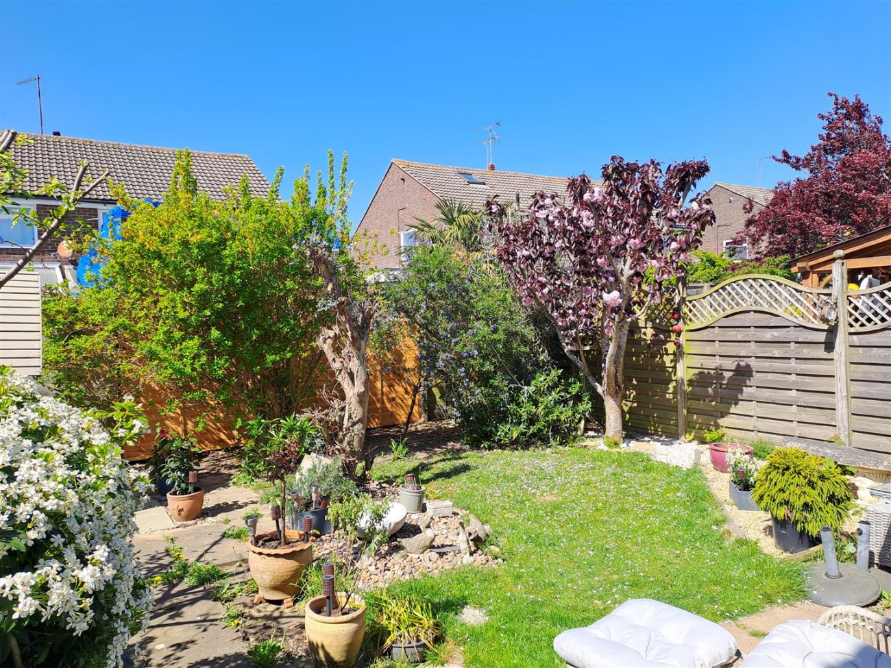 West Facing Rear Garden