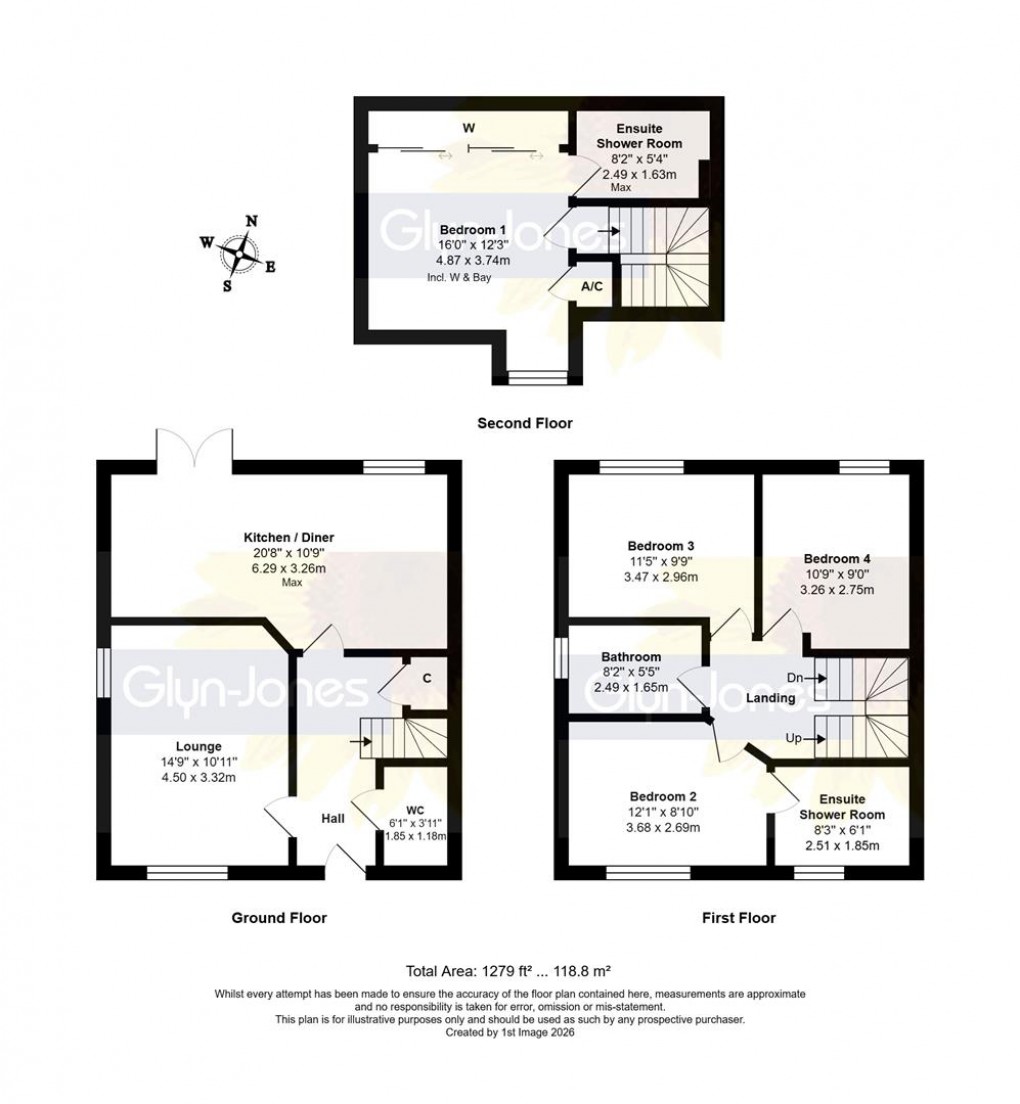Floorplan for Olliver Acre, Elysian Fields, Littlehampton