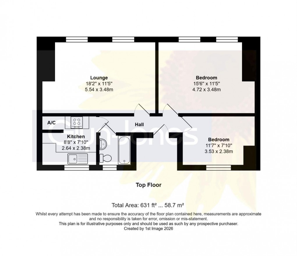 Floorplan for South Terrace, Littlehampton