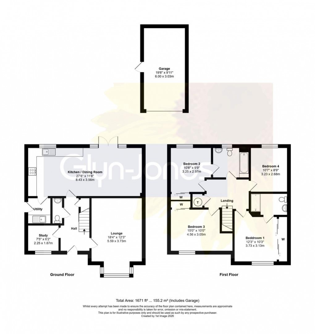 Floorplan for Langford Close, Climping, Littlehampton