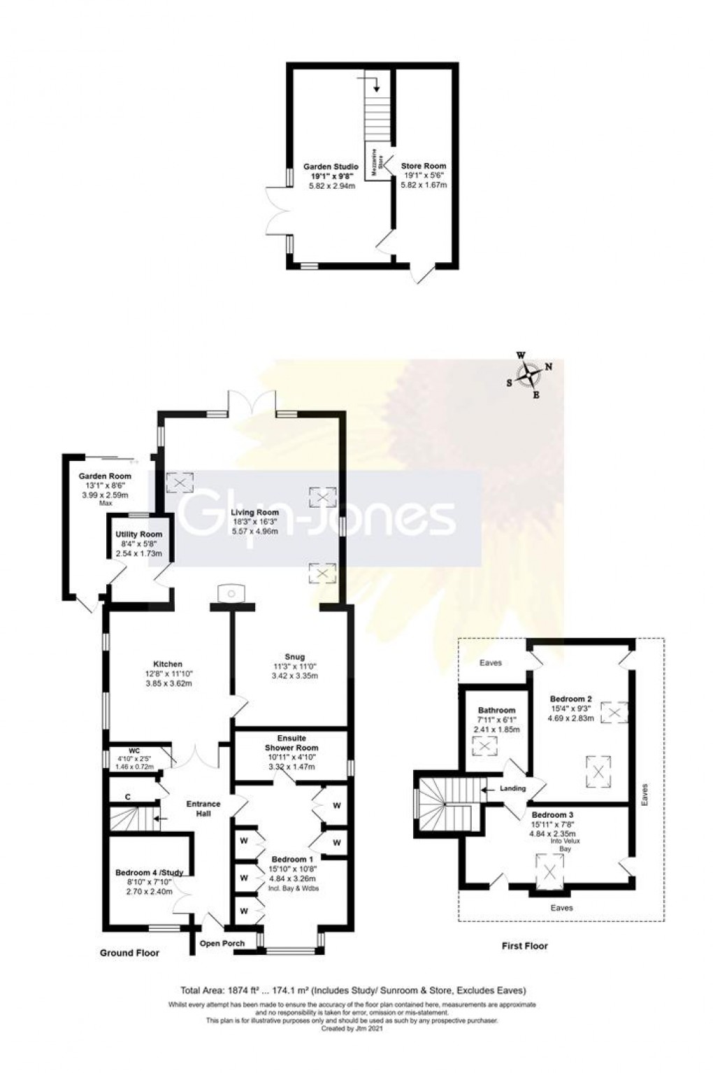 Floorplan for Shirley Close, Rustington, Littlehampton