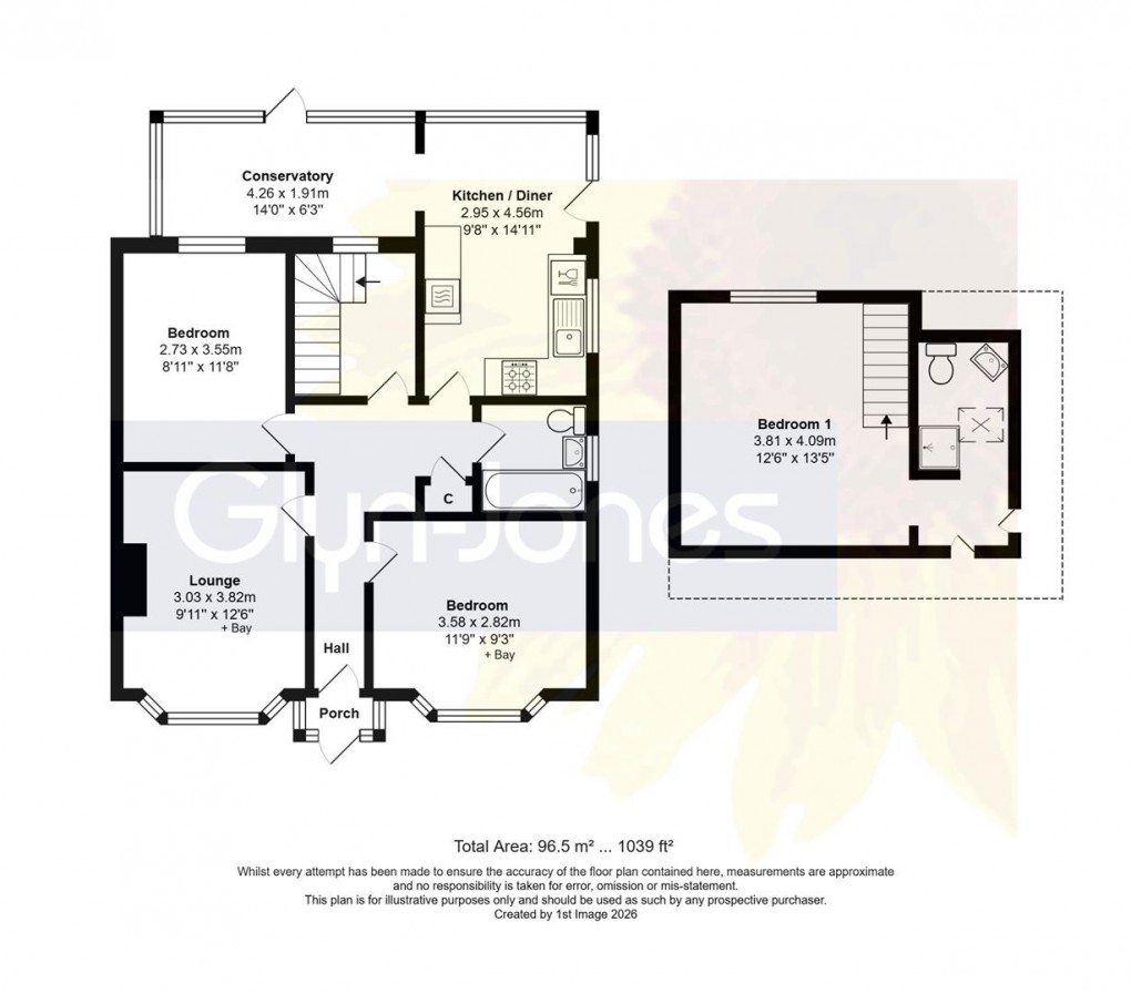 Floorplan for Courtwick Road, Littlehampton