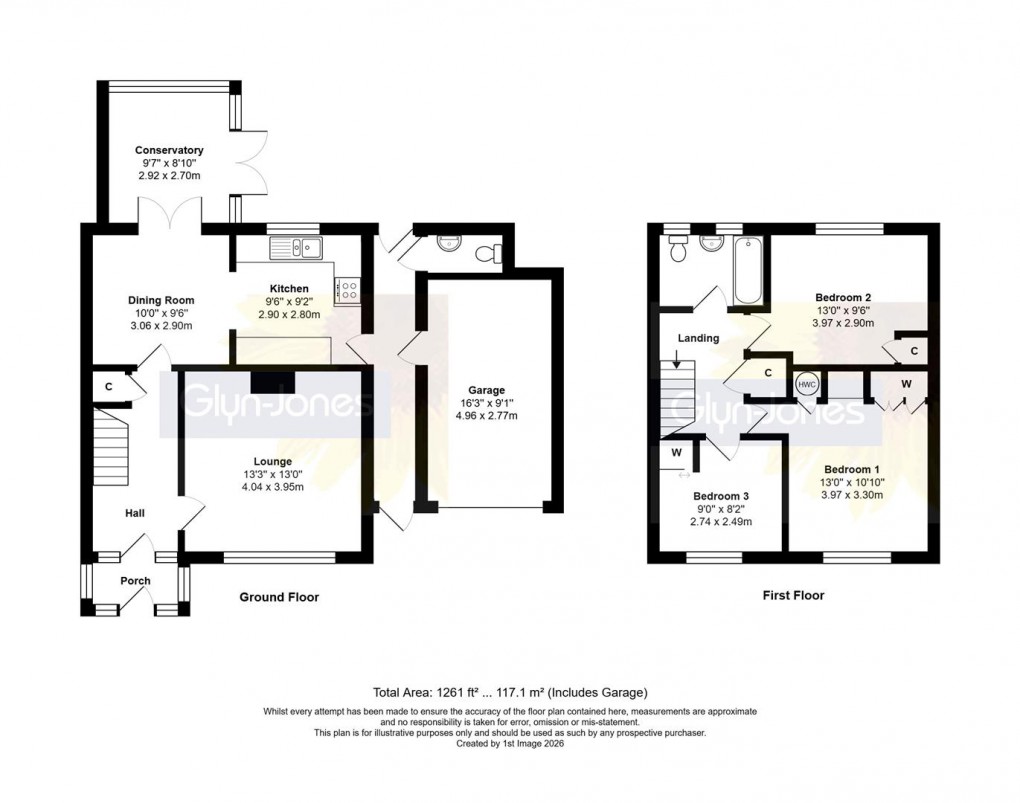 Floorplan for Meadow Way, Littlehampton