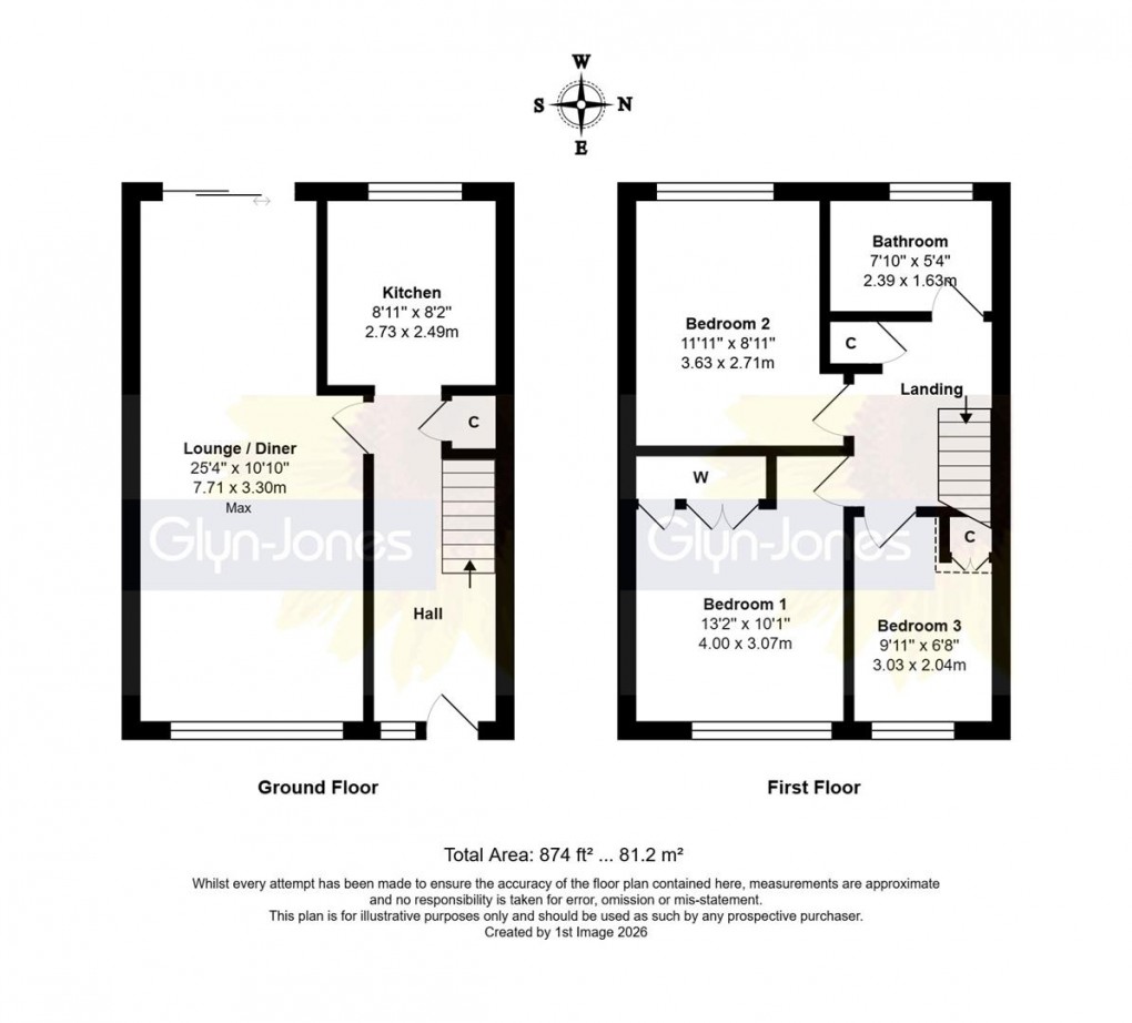 Floorplan for Hide Gardens, Rustington