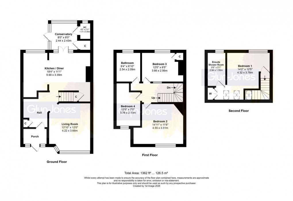 Floorplan for Milton Avenue, Rustington